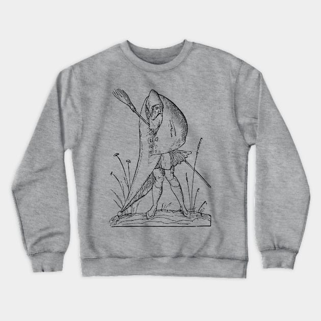 Grotesque #10 The Drolatic Dreams of Pantagruel (1565) Crewneck Sweatshirt by n23tees